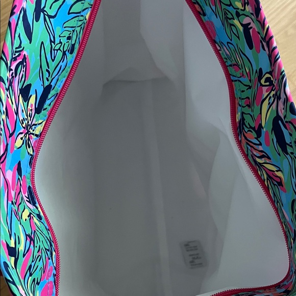 Lilly Pulitzer Pink and Blue Floral Tote - Picture 12 of 16